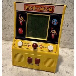 Vintage Mini Pac-Man Handheld Arcade Game Machine Bandai Namco 09521